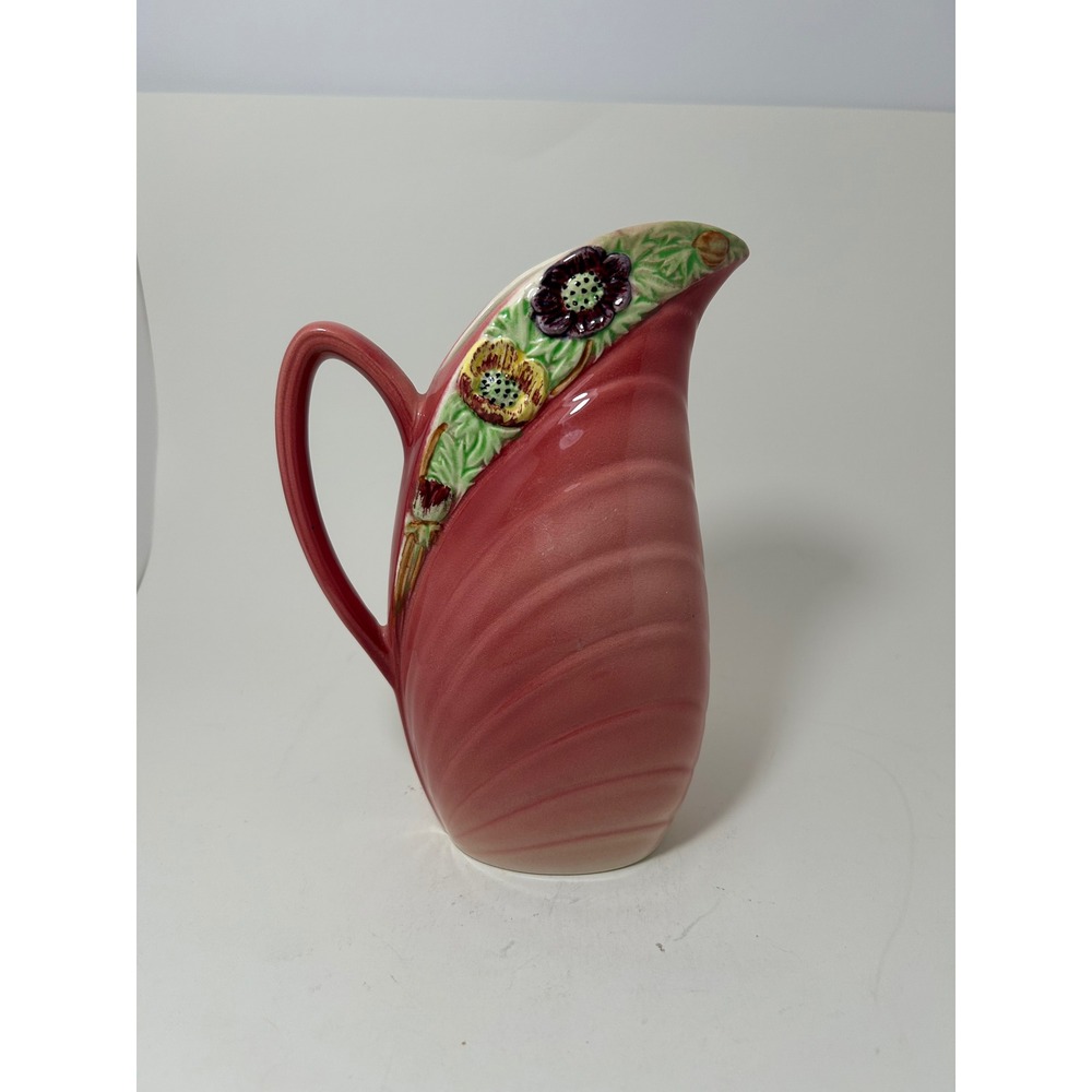 Shorter &Son Staffordshire Rose Bouquet Hand Painted Pink Floral Pitcher England